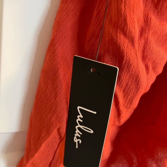 Lulus Adrift Rust Orange Tank Top - Size S - Picture 4 of 7